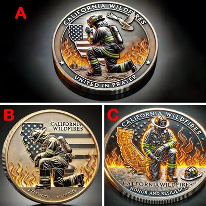 California Wildfires Prayer Coin (100% Profit Donated)
