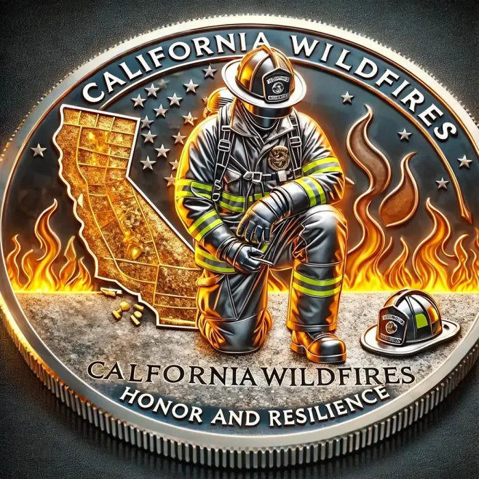 California Wildfires Prayer Coin (100% Profit Donated)