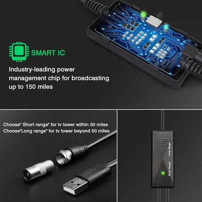 4K HDR TV Antenna - 1000+ Miles Long Range