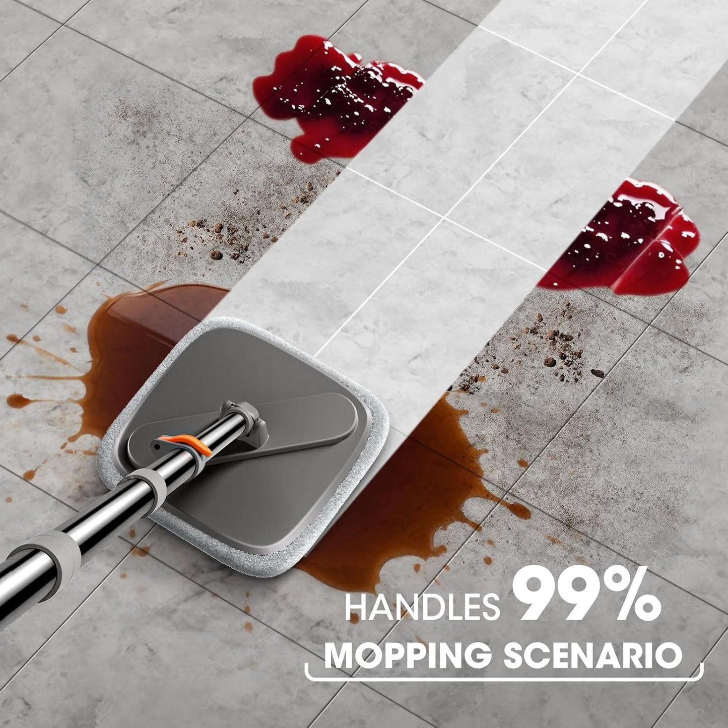 🔥Big Promotion 49% OFF💥Self Wash Spin Mop Spinner Flat 360 Rotating Cleaner With Turbo Flushing Bucket