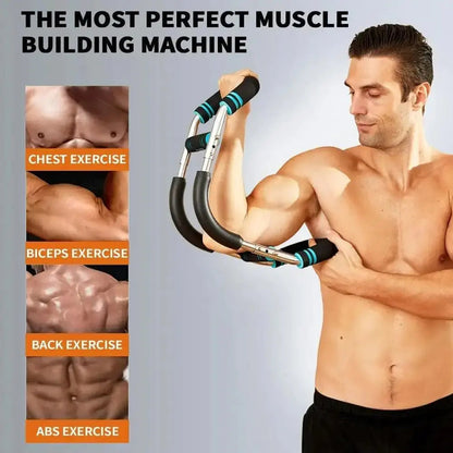 Adjustable Power Twister Trainer for Chest Workout, Arm Exerciser & Upper Body Training