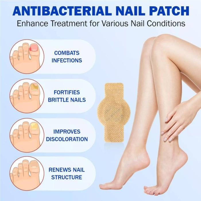 Nail Health Care Patches, Nail Fungus Care Patches, Suitable for Solving Fungal Nails and Other Nail Problems（21 Patches）
