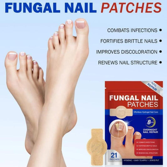 Nail Health Care Patches, Nail Fungus Care Patches, Suitable for Solving Fungal Nails and Other Nail Problems（21 Patches）