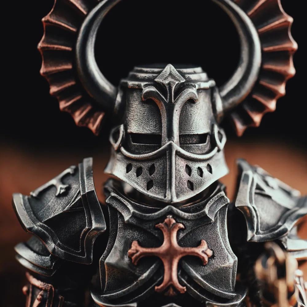 🔥2025 NEW ARRIVAL🔥Medieval Knight Metal Statue (Magnetic Detachable)