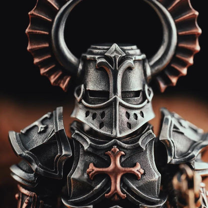 🔥2025 NEW ARRIVAL🔥Medieval Knight Metal Statue (Magnetic Detachable)