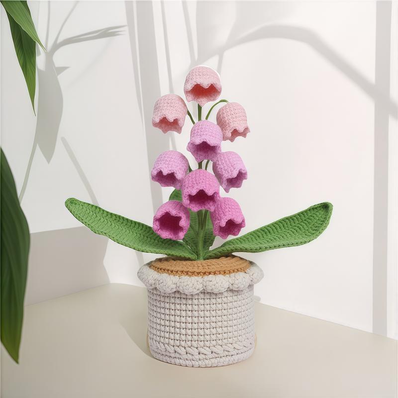 🥀Handmade Crocheted Halloween Lily of the Valley LED Lantern✨