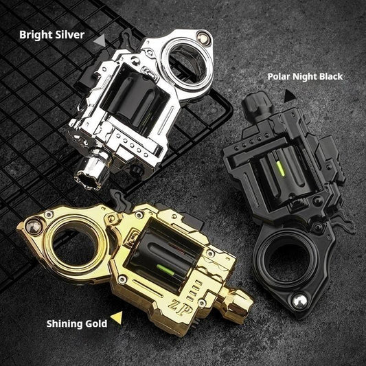 Mini Stress Relief Toy Metal Blaster Emittable Soft Bullet Gun Toy Fingertip Toys