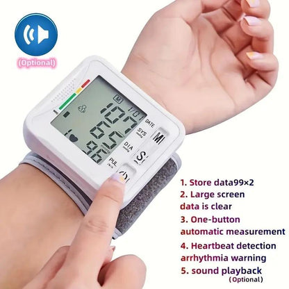 💥Black Friday Hot Sale🔥Wrist Blood Pressure Monitor, Digital BP Machine with LCD Display（Best Gift For Parents）🎁
