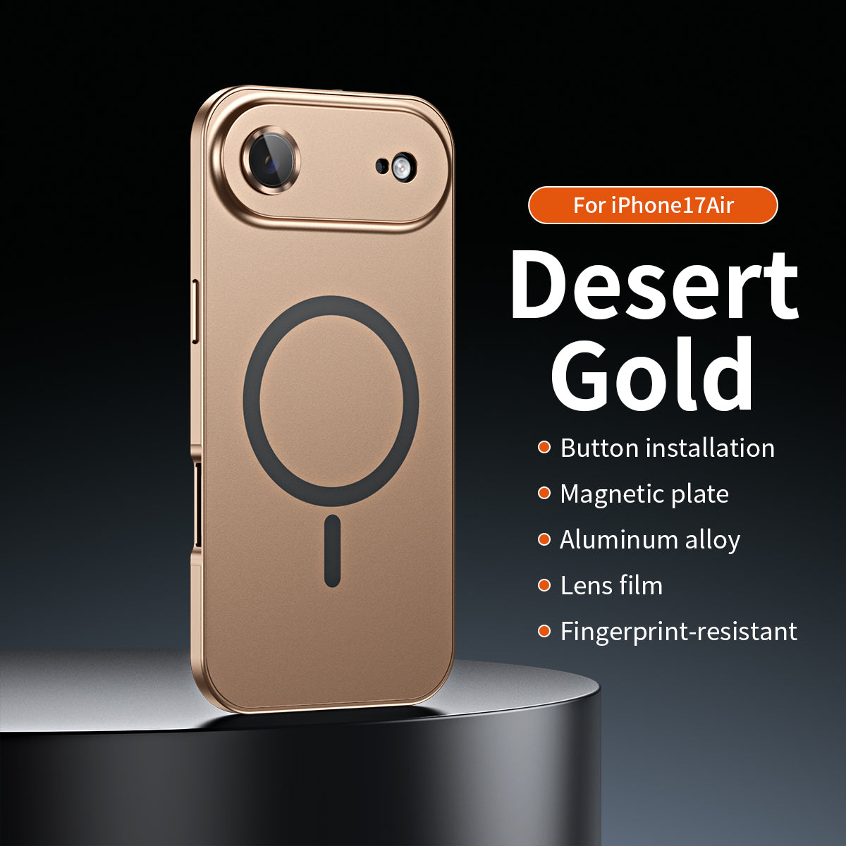 iPhone 17 Series Latest Color Aluminum Frame Magnetic Cover