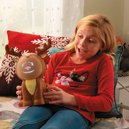🎅Christmas Sale 49% Off 🦌3D Riley The ReinDroid (Mr. Chill) Talking Animated Reindeer with Built-in Projector & Speaker – Plug'n Play🎄