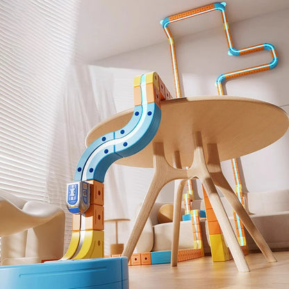 🎁2025 New Magnetic Track Electric Train Assembly Children's Educational Toys🚙