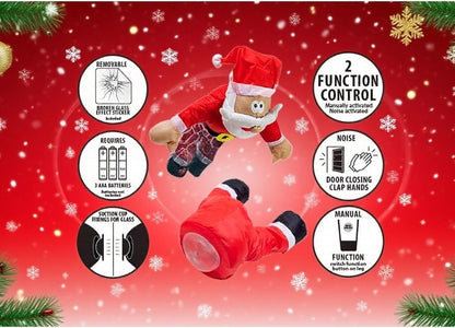 🎅Christmas Hot Sale🦌Crashing Reindeer & Santa Animated Christmas