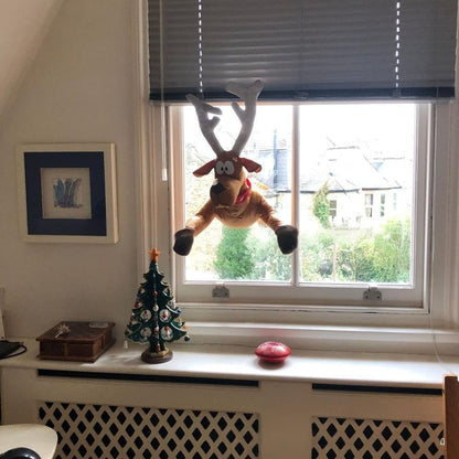 🎅Christmas Hot Sale🦌Crashing Reindeer & Santa Animated Christmas