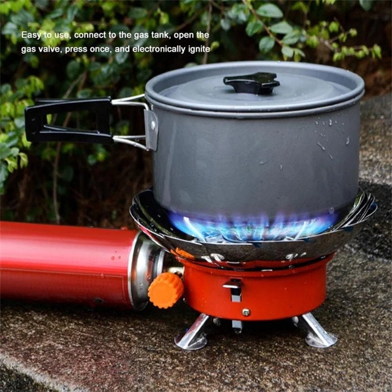 🔥Hot Sale 49% OFF🌟Portable Camping Lotus Gas Stove