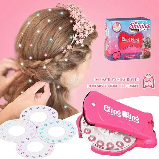 ✨Glitter Diamond Styling Tools Hair Gemstone Styling Set💎
