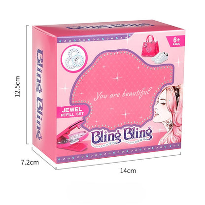 ✨Glitter Diamond Styling Tools Hair Gemstone Styling Set💎