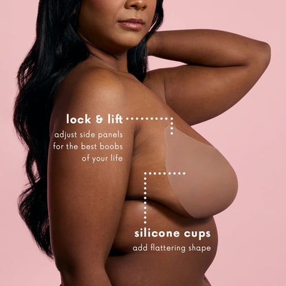 🏆Flash Sale⚡ 50K+ SOLD!Minikit Adhesive V-bra Fabric,Invisible push up sticky bra