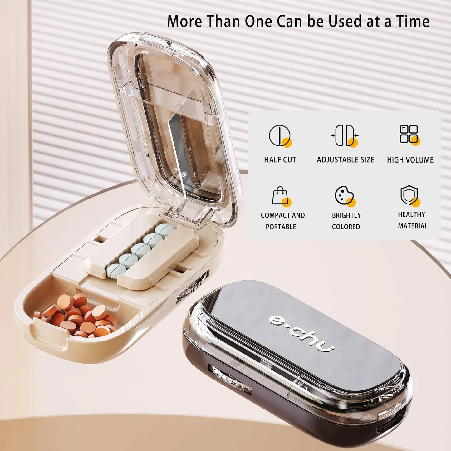 Adjustable Pill Cutter and Splitter for Multiple Pills💊（1/2 1/4）