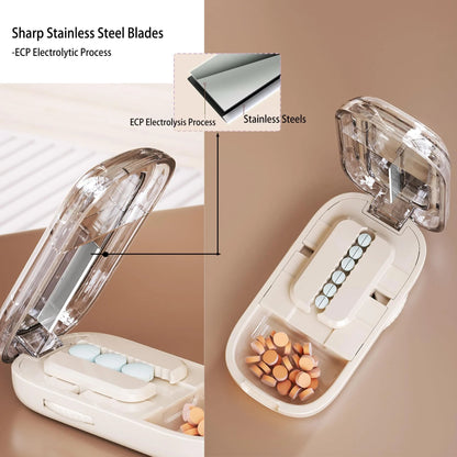 Adjustable Pill Cutter and Splitter for Multiple Pills💊（1/2 1/4）