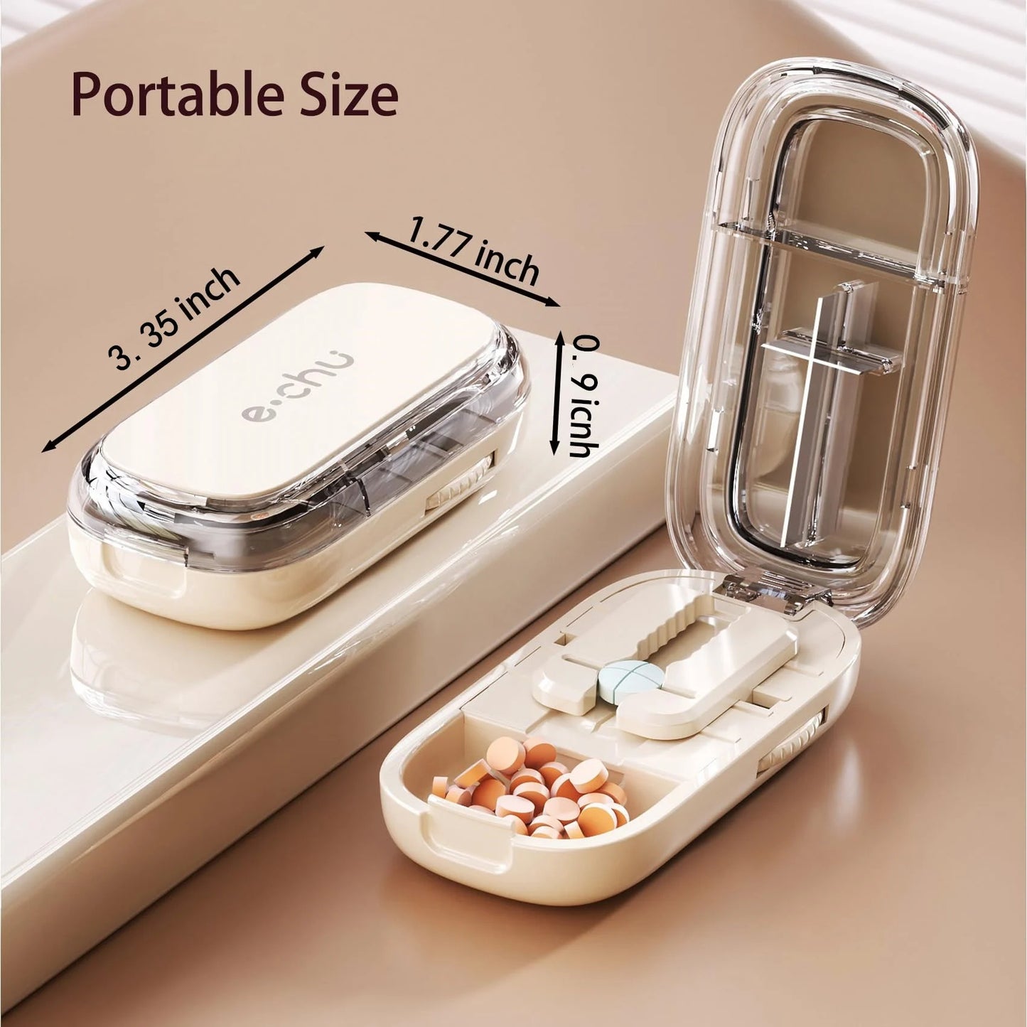 Adjustable Pill Cutter and Splitter for Multiple Pills💊（1/2 1/4）