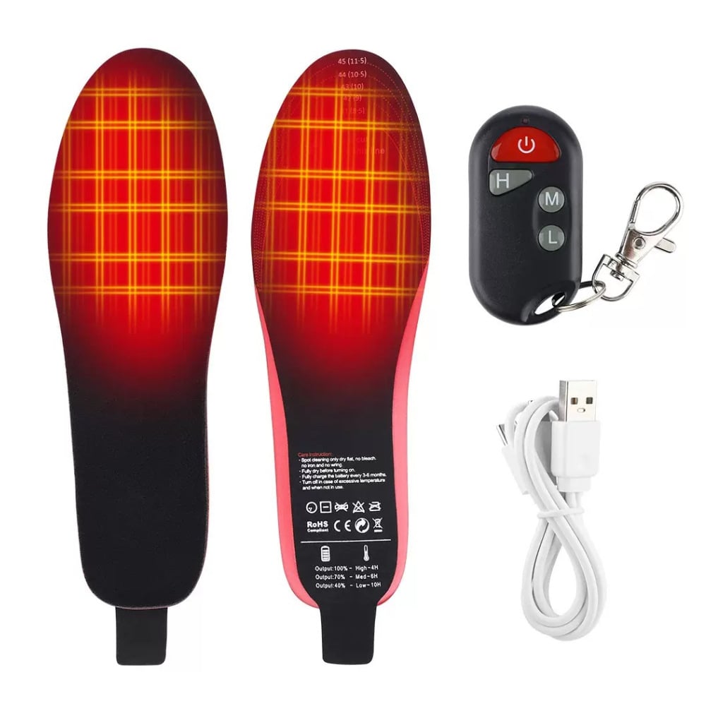 🔥HOT SALE 49% OFF✨Heated Insoles for Women Men with Remote Control 3 Heat Settings
