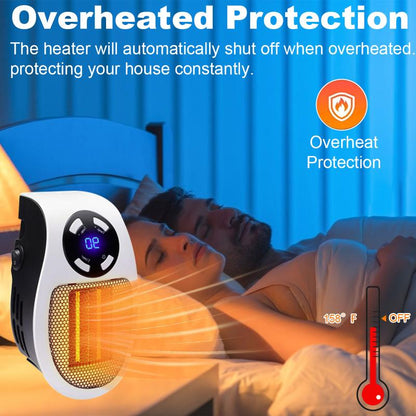 🎉New Year's Sale 50% Off🔥Compact Electric Space Heater（With remote control）