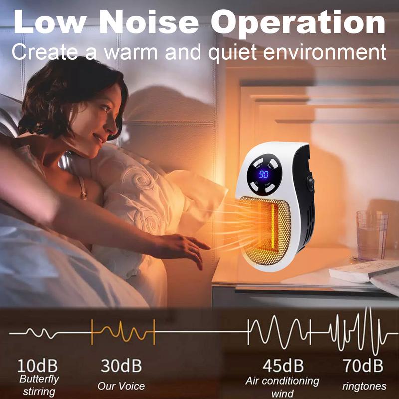 🎉New Year's Sale 50% Off🔥Compact Electric Space Heater（With remote control）