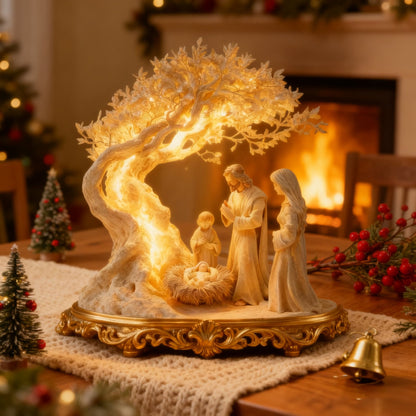 🎉New Year's Sale 50% OFF✨Illuminated Nativity Scene Decor - Bring the Christmas Story to Life