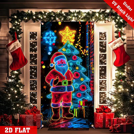 🏆Flash Sale⚡8K+ SOLD!🎅Christmas Door Cover For Instant Holiday Decor✨