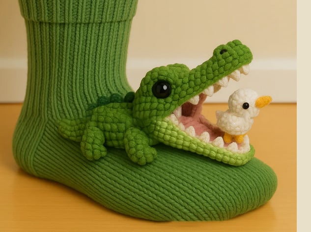 🎅Christmas Sale 49% OFF 🦥3D Animal Hand-knitted Warm Socks🧦