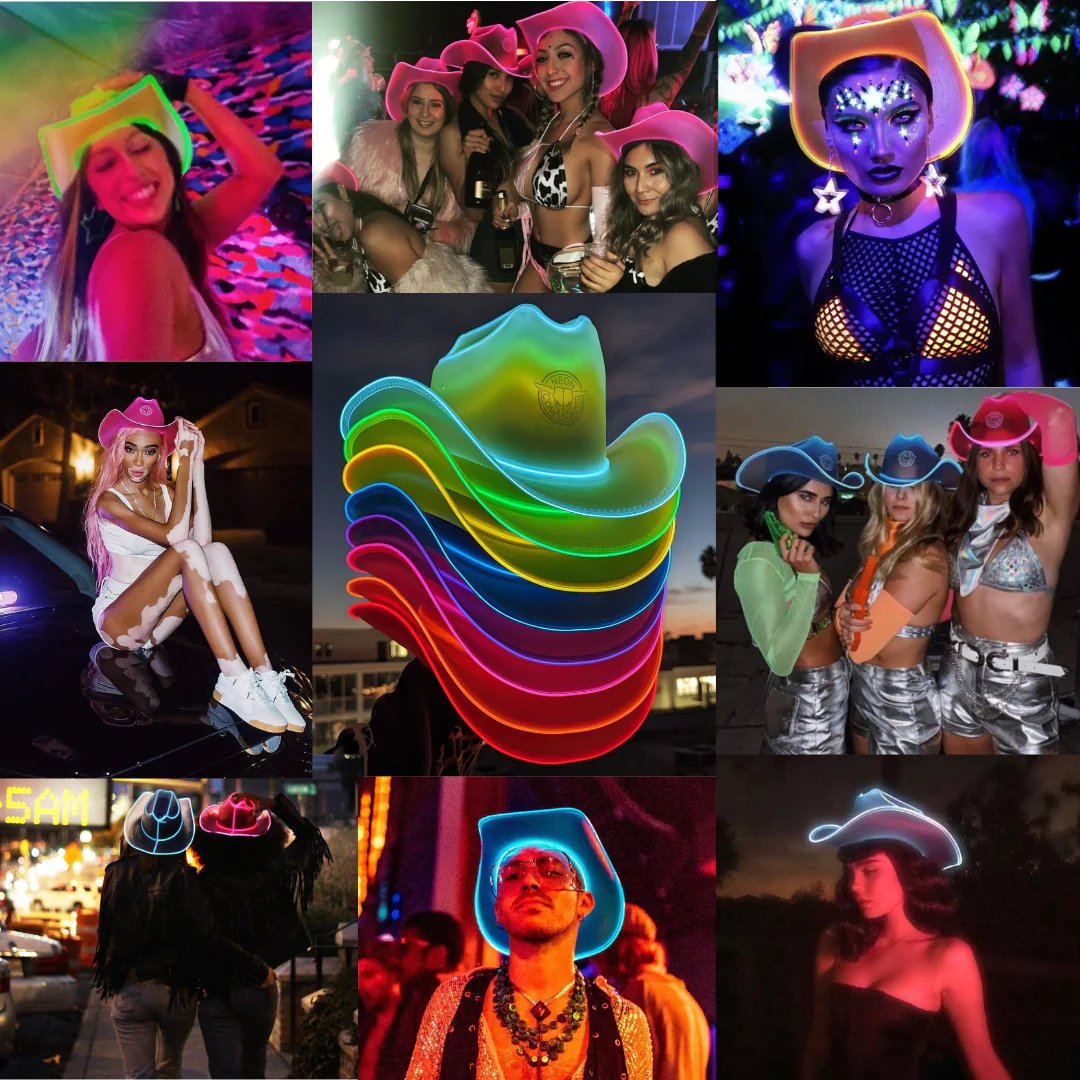 🔥Halloween Pre-sale 50% OFF🔥Bright Cowboys Hat