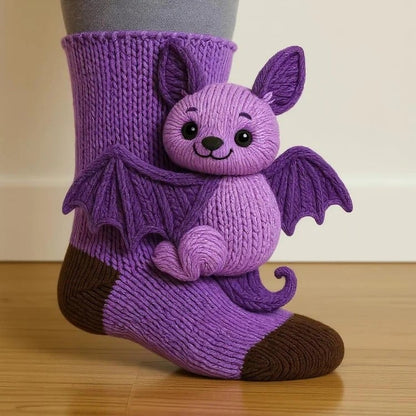 🎅Christmas Sale 49% OFF 🦥3D Animal Hand-knitted Warm Socks🧦