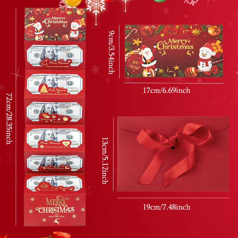🏆Flash Sale⚡ 50K+ SOLD! Almost Gone-🎅💸2025 New Creative Christmas Cash Surprise Envelope