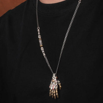 🏆Flash Sale⚡Robotic Hand Pendant Movable Keychain Pendant Damping Structure