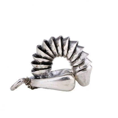 🏆Flash Sale⚡925 Sterling Silver Penis Pendant Pullable Penis Pendant, Hanging Male Sex Organ Pendant