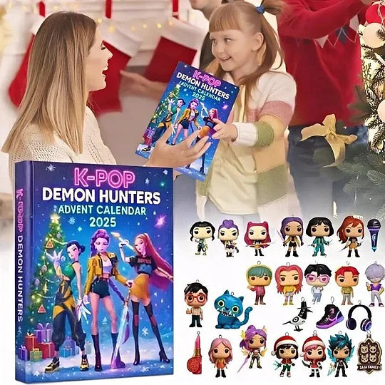 K-POP Demon Hunters Advent Calendar 2025 🎁 | 24-Day Surprise Collectible Gift Box