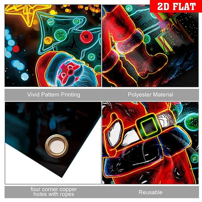 🏆Flash Sale⚡8K+ SOLD!🎅Christmas Door Cover For Instant Holiday Decor✨