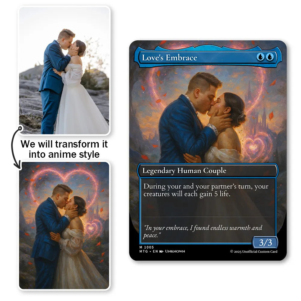 🥰Custom Anime Couples MTG Magic TCG Card💕