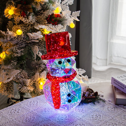 🏆Flash Sale⚡ 10K+ SOLD!🎁Prismatic Iridescent Christmas Tree with LED Lights✨🌲