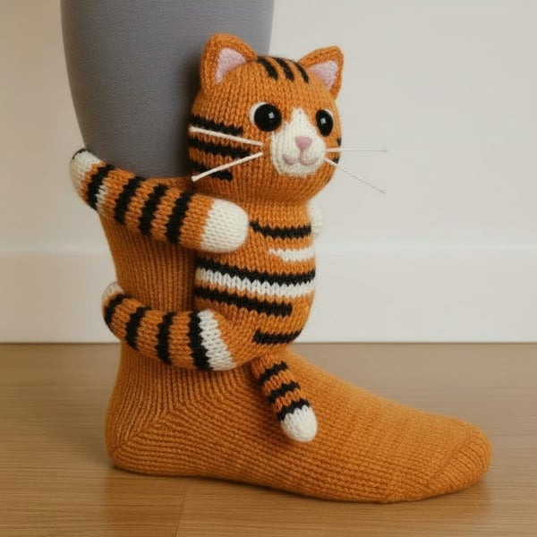 🎅Christmas Sale 49% OFF 🦥3D Animal Hand-knitted Warm Socks🧦