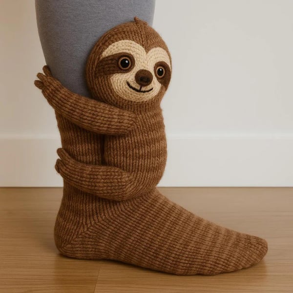 🎅Christmas Sale 49% OFF 🦥3D Animal Hand-knitted Warm Socks🧦