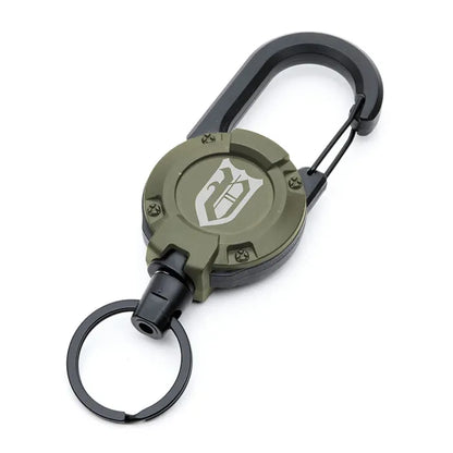 3 In 1 new multifunctional Retractable Pull Reel CarabinerKeychain
