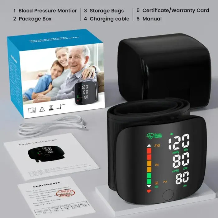 💥Black Friday Special Sale🔥Wrist Blood Pressure Monitor Led Display（Best Gift For Parents）🎁