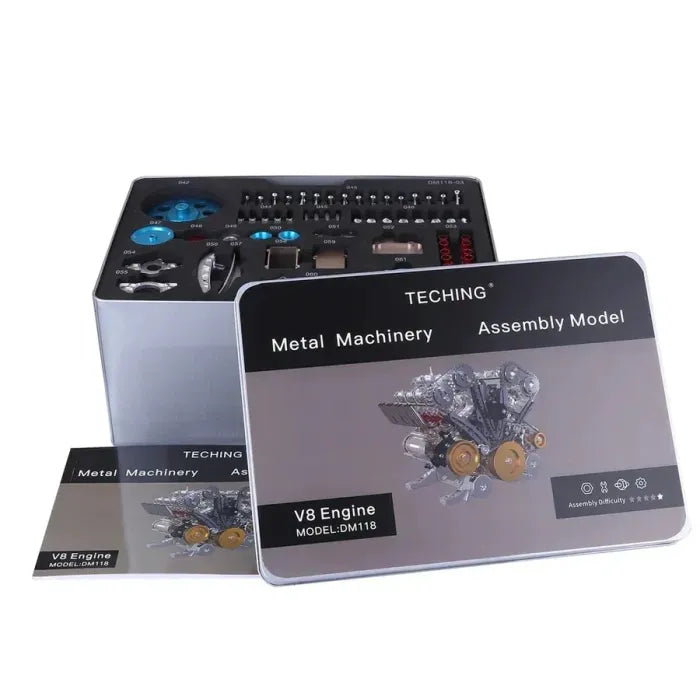 🔥Limited Time 49% OFF⚡-8-Cylinder Full Metal Car Engine Model